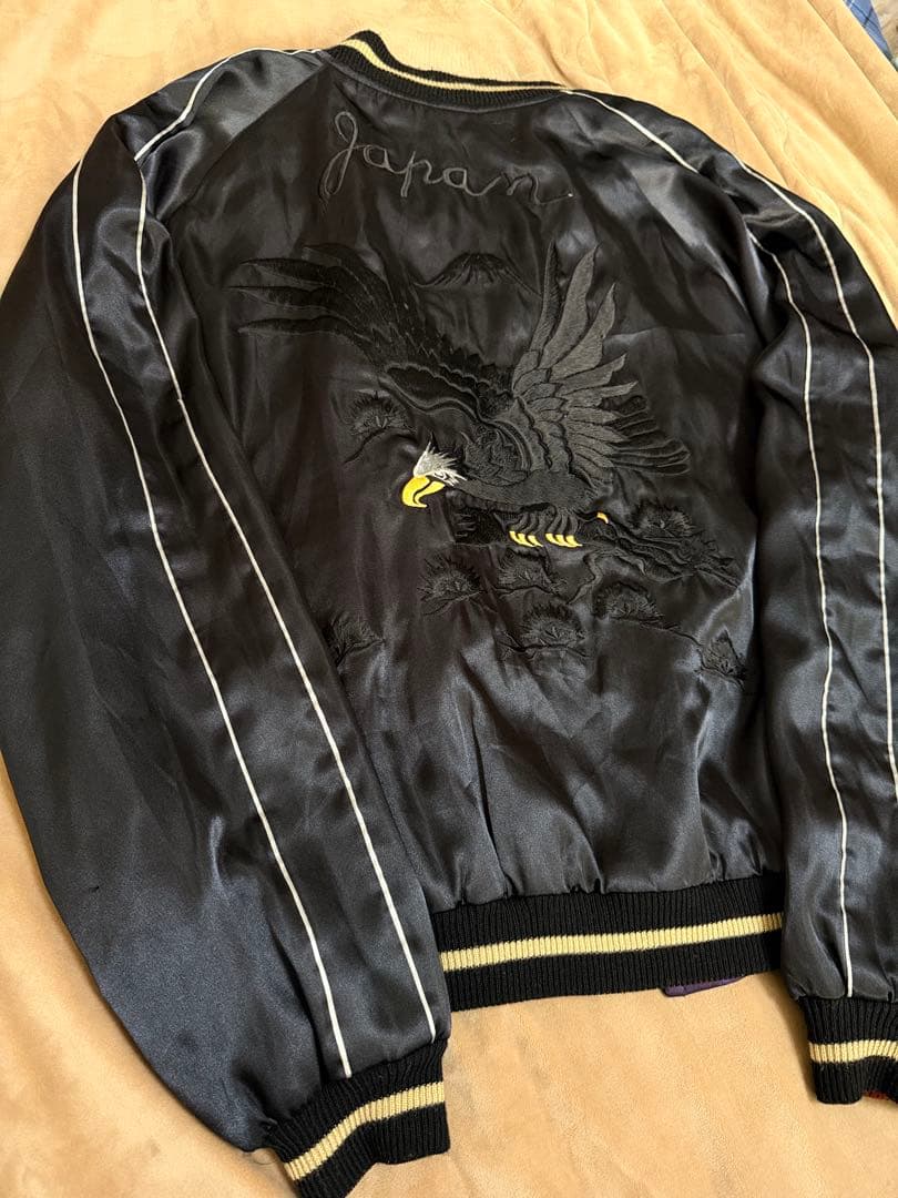 ２面用 テーラー東洋 虎龍龍 日本限定 スカジャン vintage サテン