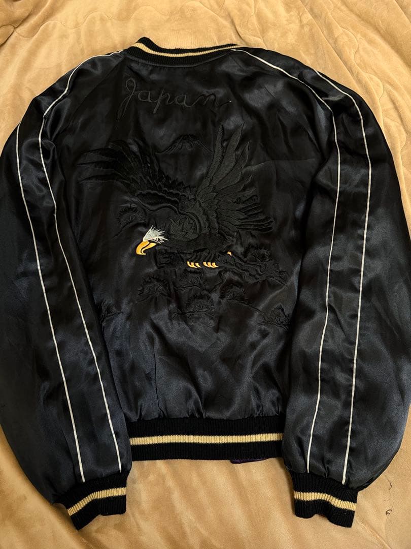 ２面用 テーラー東洋 虎龍龍 日本限定 スカジャン vintage サテン