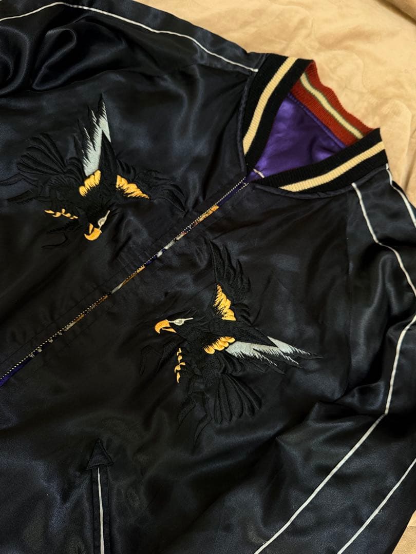 ２面用 テーラー東洋 虎龍龍 日本限定 スカジャン vintage サテン