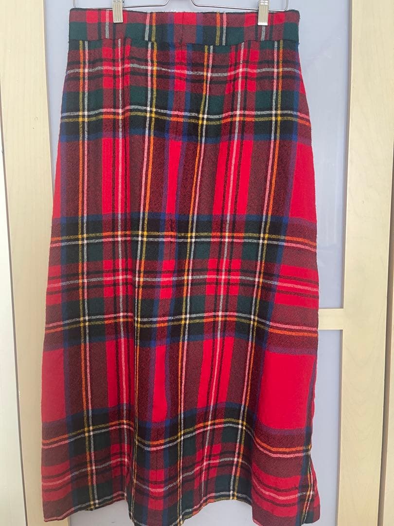 コムデギャルソン ☆赤チェックスカート