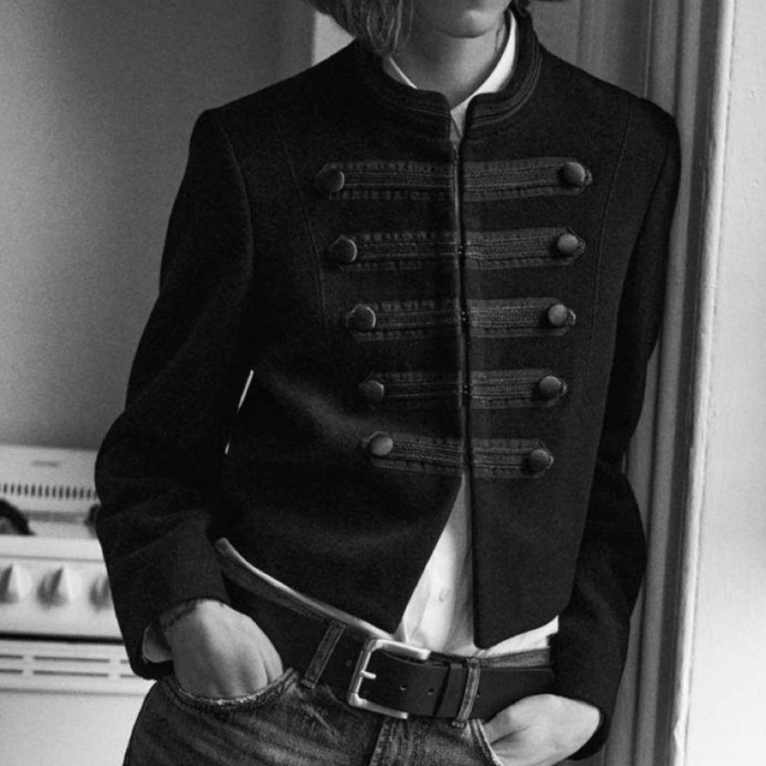 ZARA ナポレオン　ジャケット　XS ミリタリー　ウール