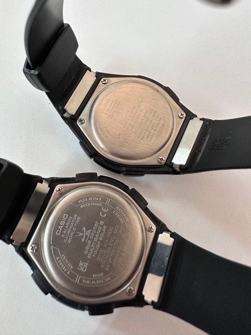 カシオ CASIO 電波ソーラー他時計セット 稼働品 良品 5本 アナデジ