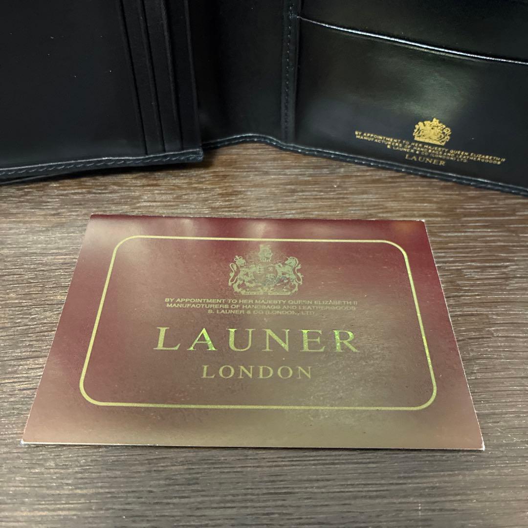 LAUNER LONDON ロウナー　長財布　英国王室御用達　　未使用保管品
