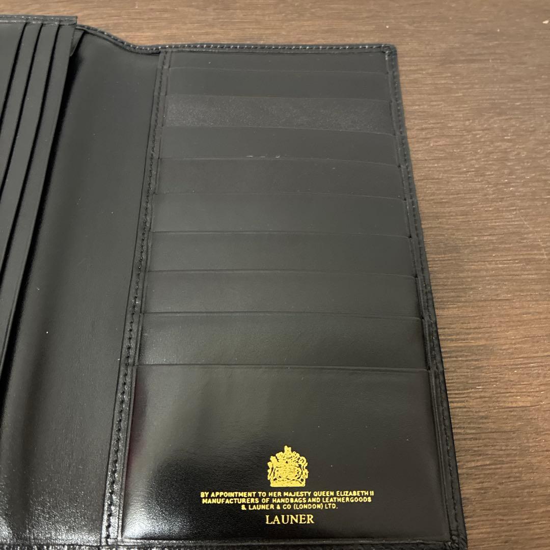 LAUNER LONDON ロウナー　長財布　英国王室御用達　　未使用保管品