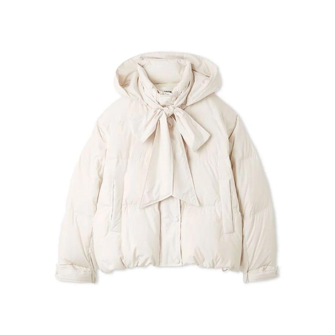 【WEB限定カラー】recycleリボンダウン （OWHT）