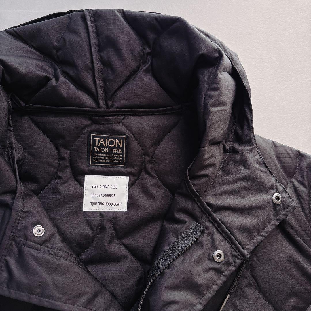 未使用　フリークスストア　タイオン　別注 キルト フード ロングダウン