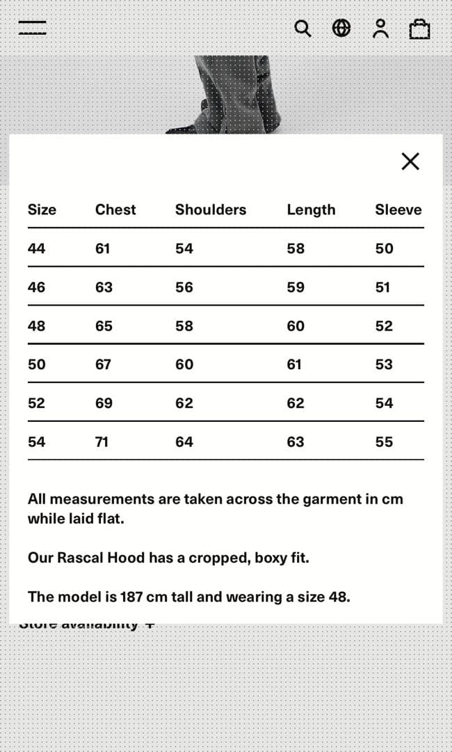 トップス our legacy RASCAL HOOD 46