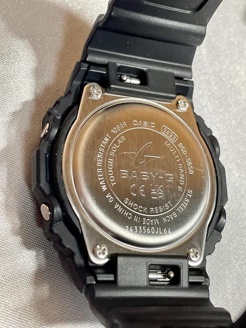 ★Baby-G BGD-5650 マルチバンド6 電波ソーラー 超音波洗浄済み