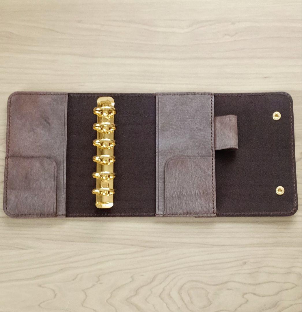 ミニ6 システム手帳 チョコ