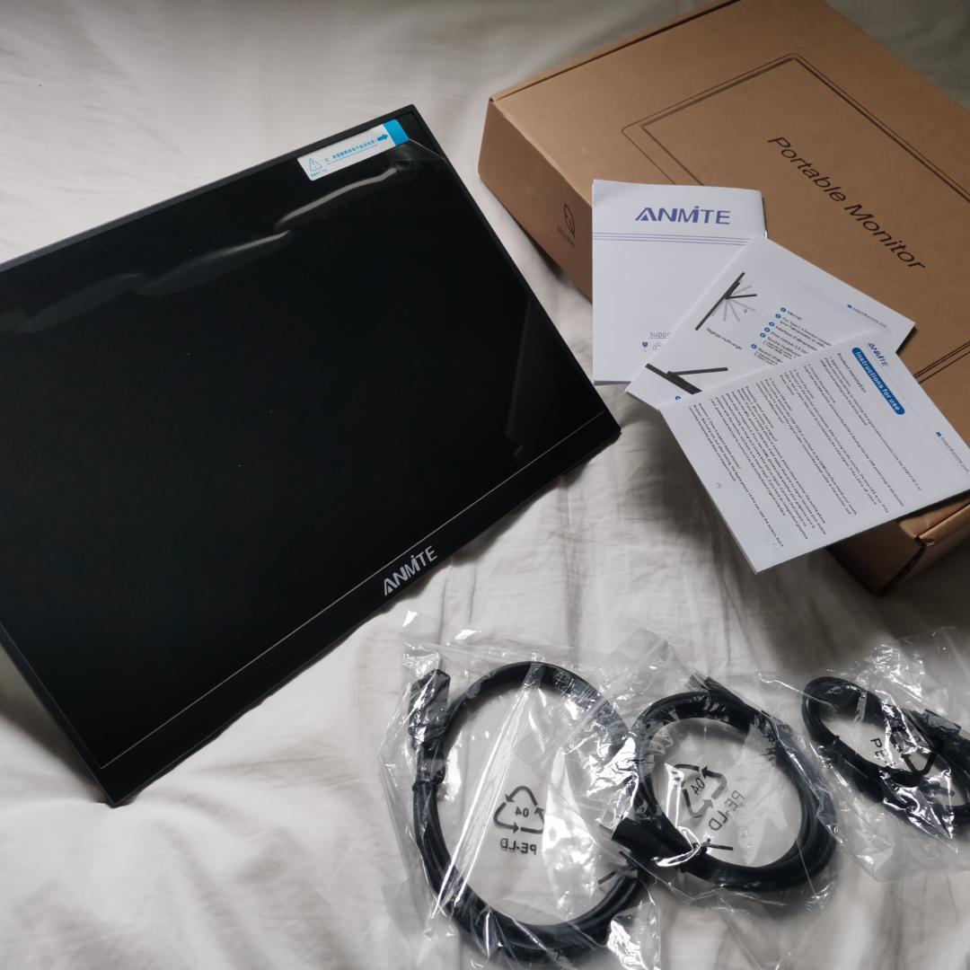 ANMITE 16インチ ポータブルモニター タッチなし 1920x1200