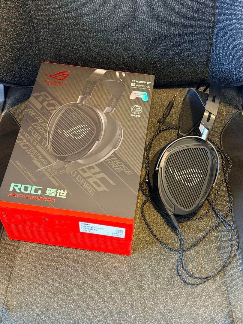ROG X HIFIMAN Kithara 平面磁気ゲーミングヘッドホン