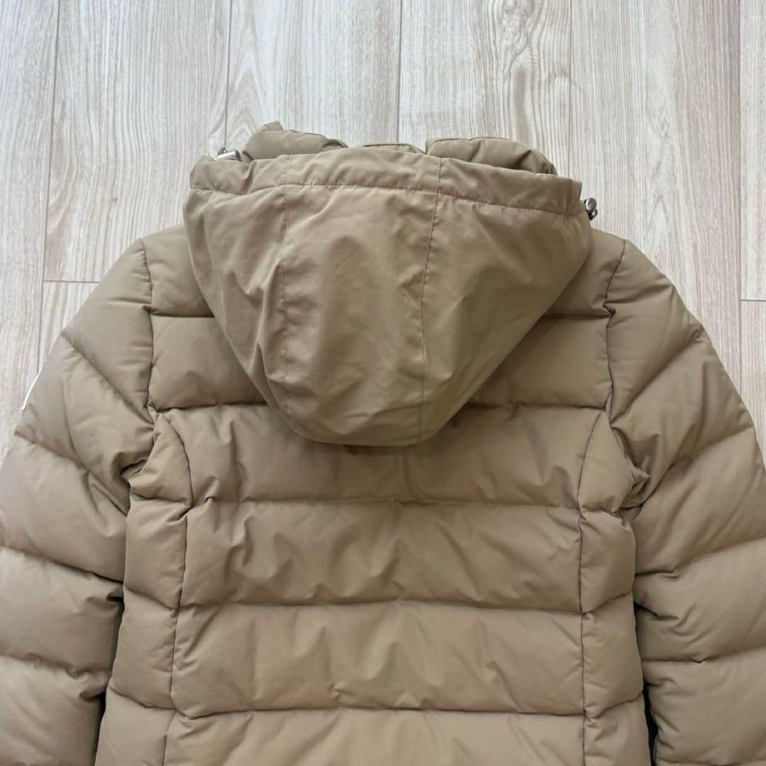 【美品】CAPE HEIGHTS ダウンコート ベージュ 袖ロゴ XS 秋冬