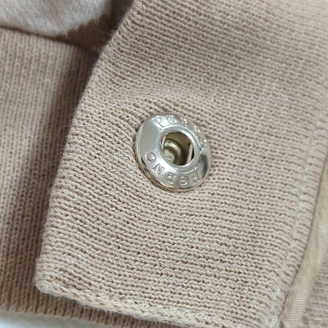 HERNO 42 近年モデル 総ロゴ モノグラム カーディガン ブラウン