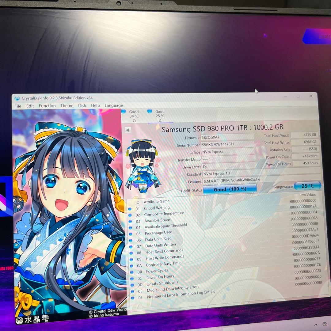 内蔵型SSD SSD Samsung 980pro 1TB