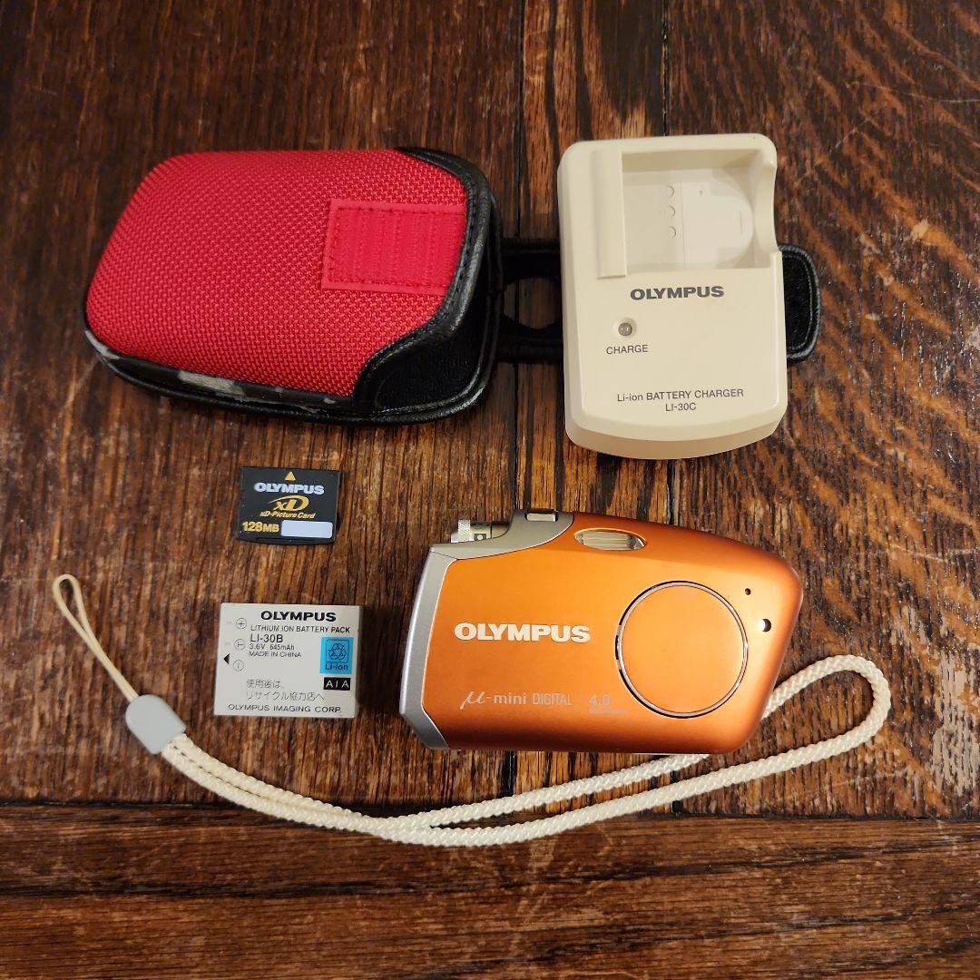 OLYMPUS μ mini DIGITAL(ピクチャーカード128MB付)