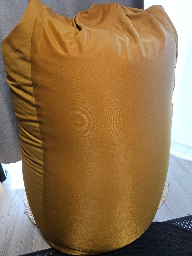 からだにフィットするソファ　長方形　マスタード