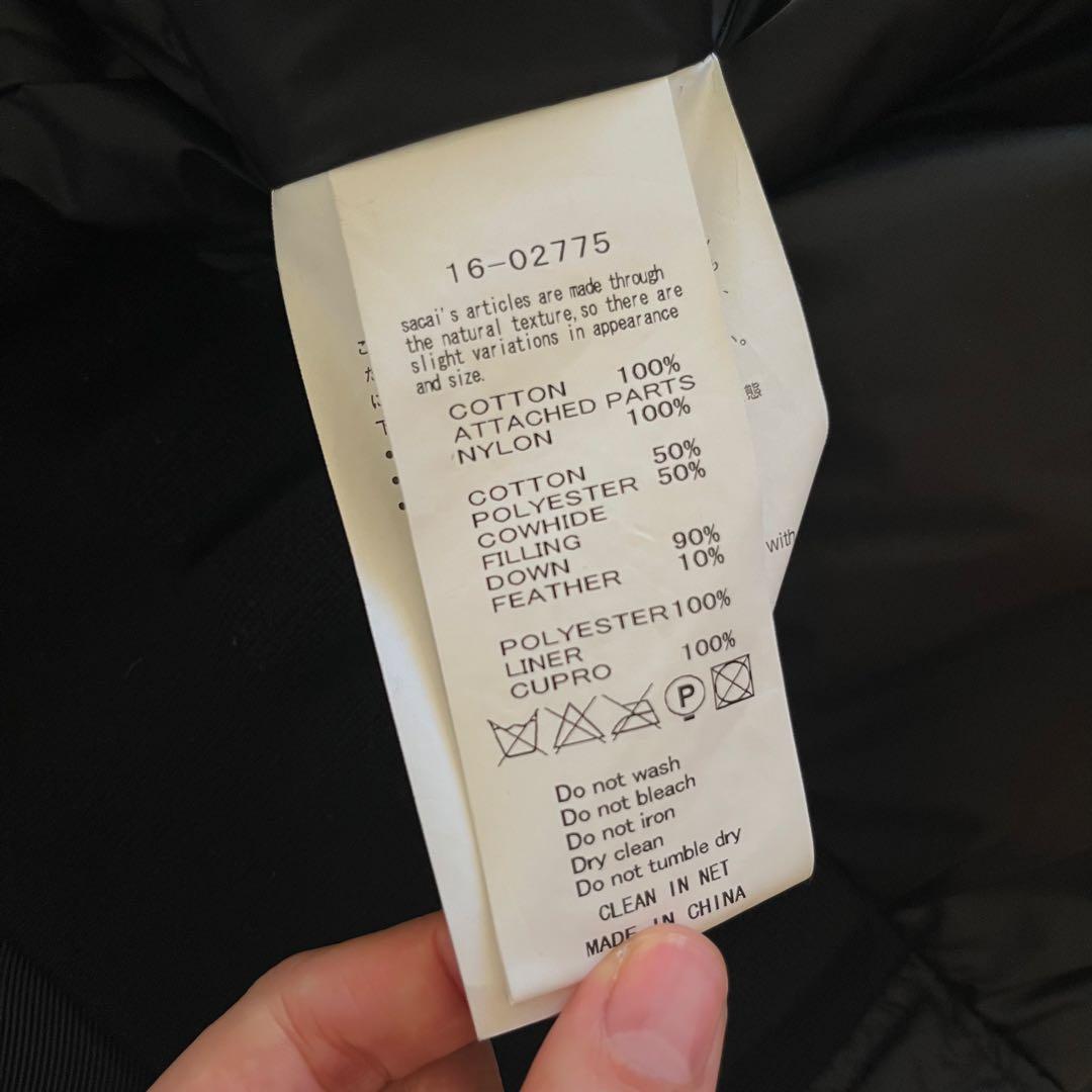 ひ*た様 希少 sacai ma-1 モッズコート ドッキングコート size1