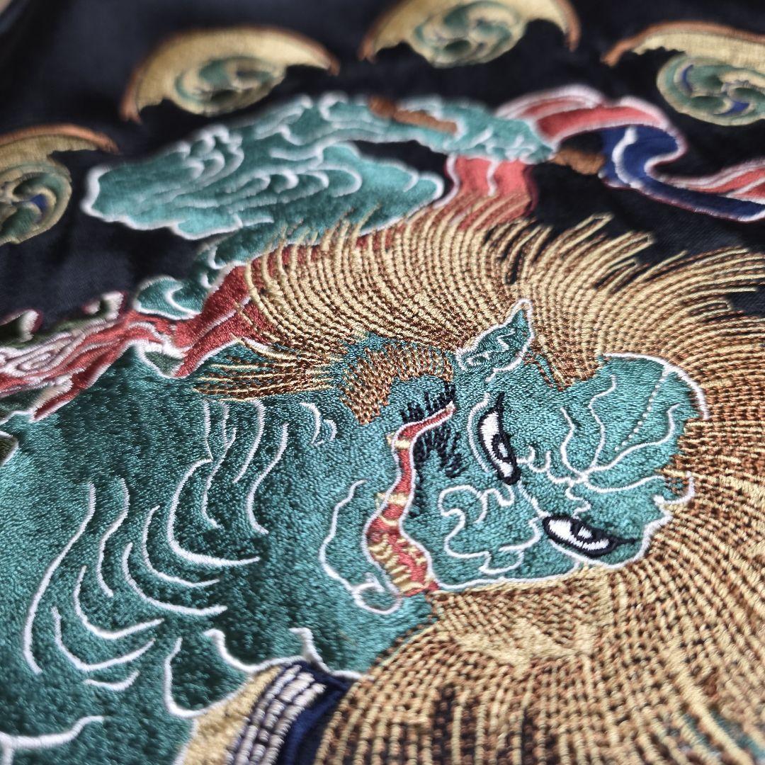 スカジャン　花旅楽団　SCRIPT　雷神　初期販売製品