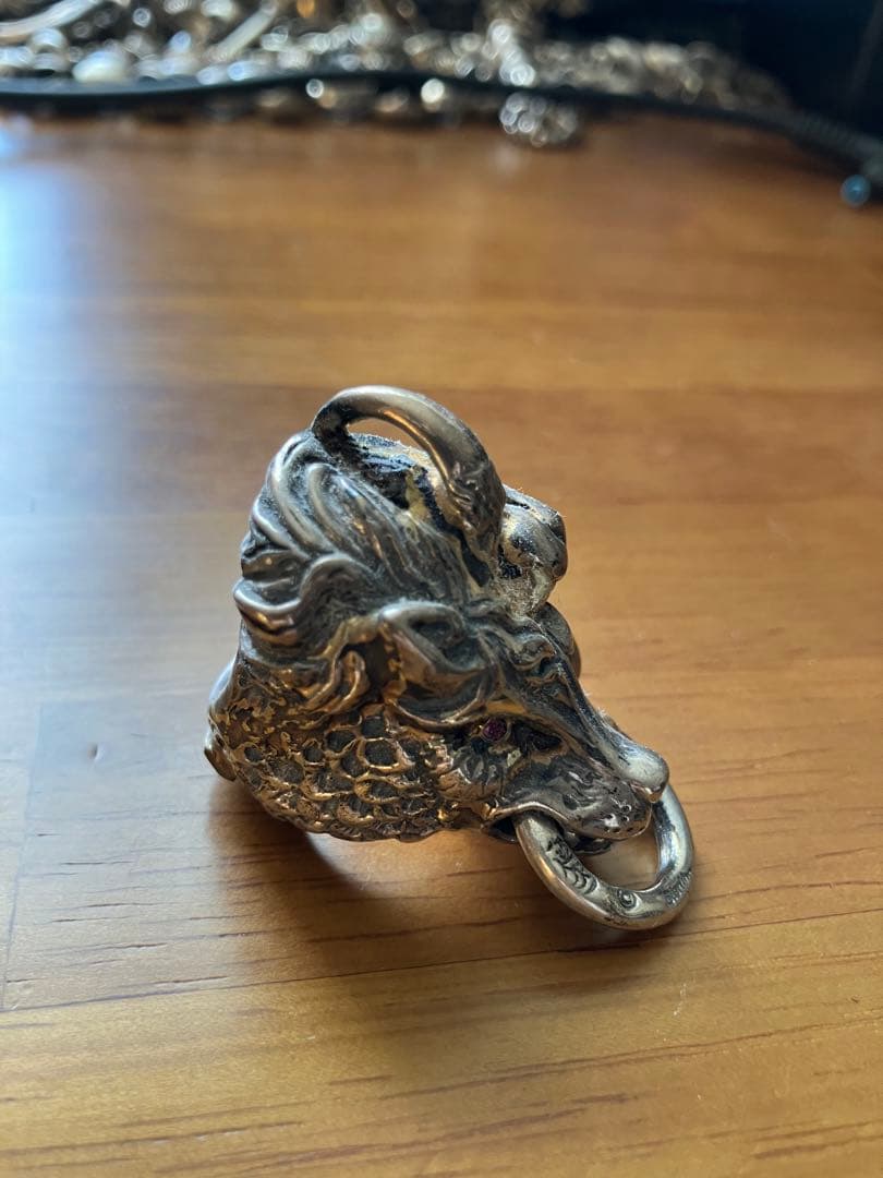 ビルウォールレザー カスタム MAIKI リング 唯一無二 13号