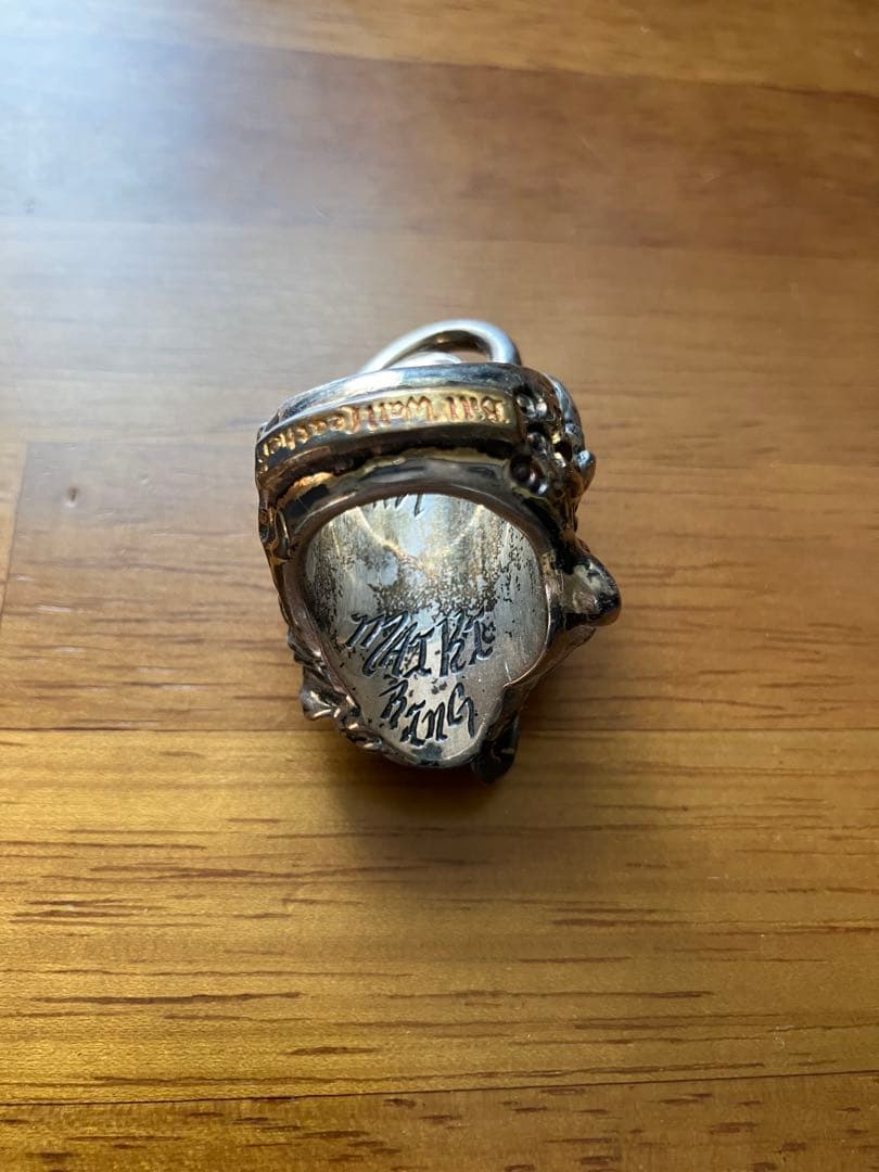 ビルウォールレザー カスタム MAIKI リング 唯一無二 13号