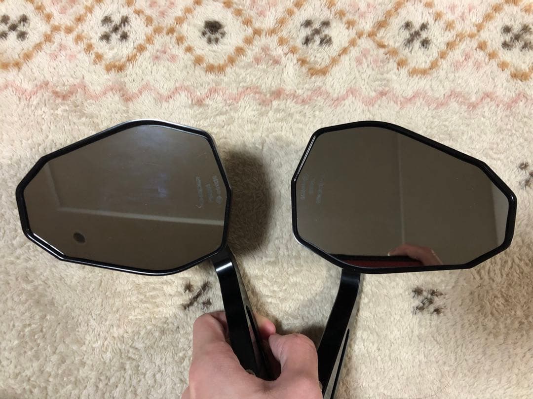 デイトナ　ハイサイダー　ヴィクトリー　バーエンドミラー二本+アダプター