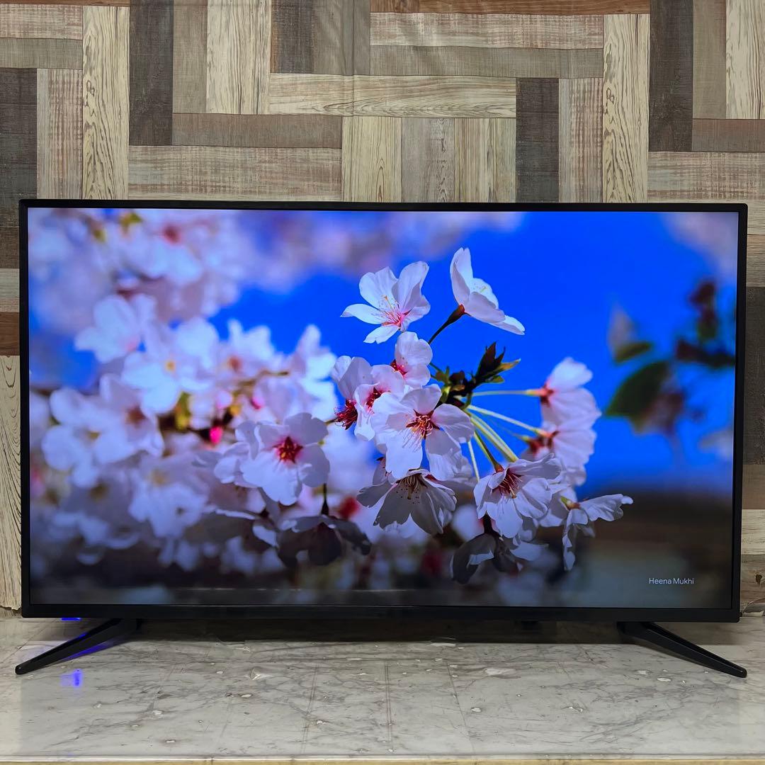 全国送料込❣️ティーズネットワーク50V型4K液晶テレビHDR対応Wチューナ