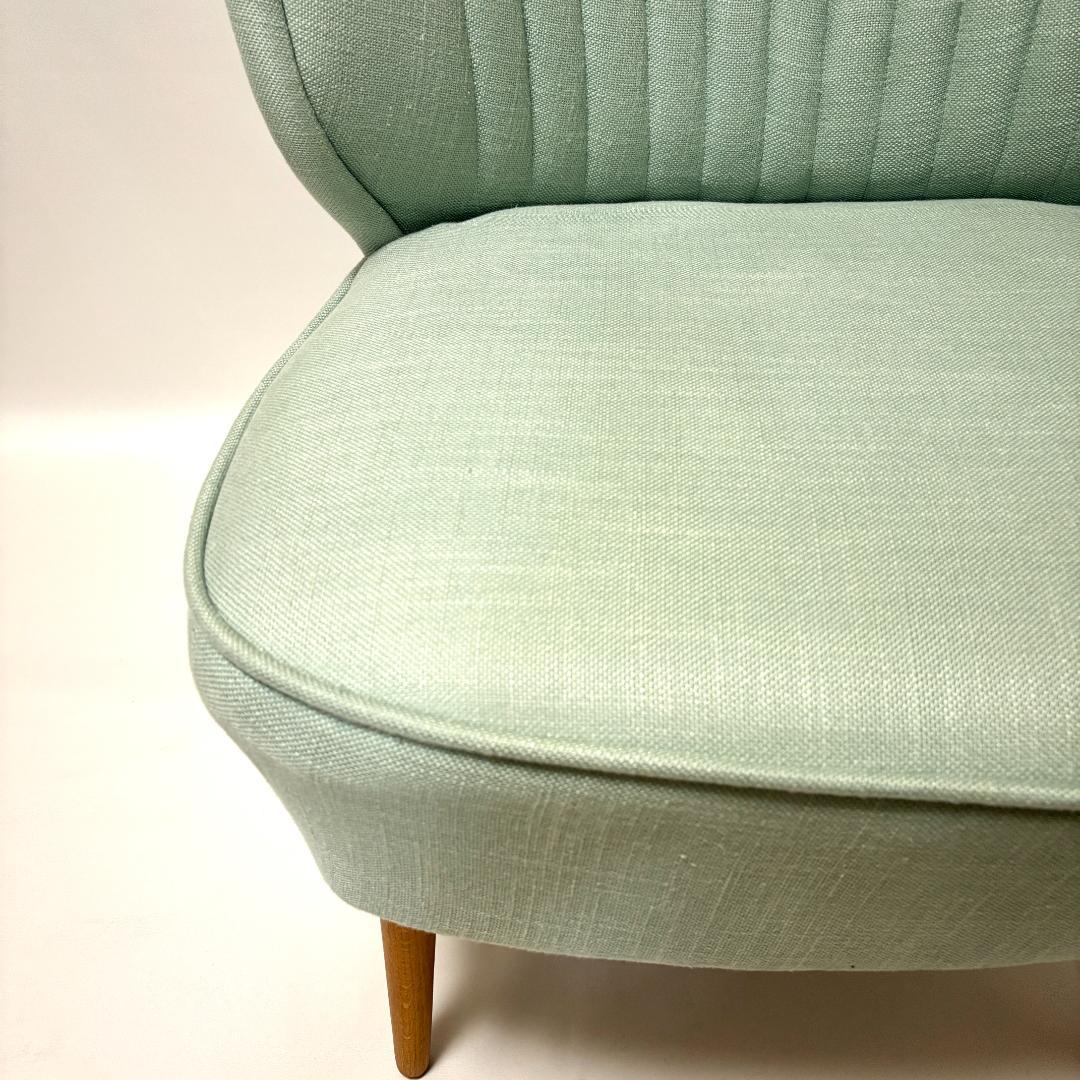 関家具 イージーライフ クラッシュゲート 1人掛けソファ モニカ グリーン