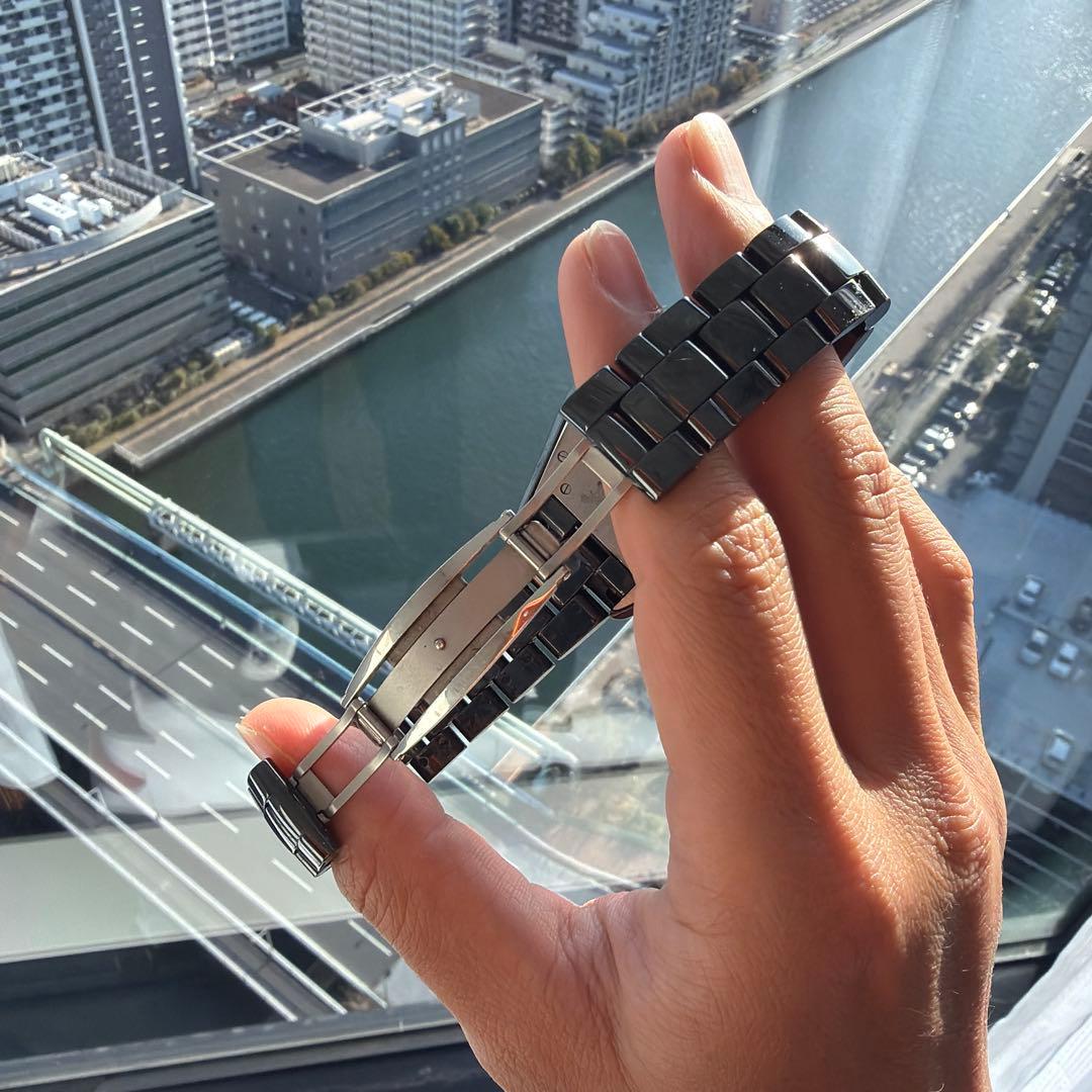 CHANEL J12 クロノグラフ　シャネル　 腕時計 ブラック セラミック