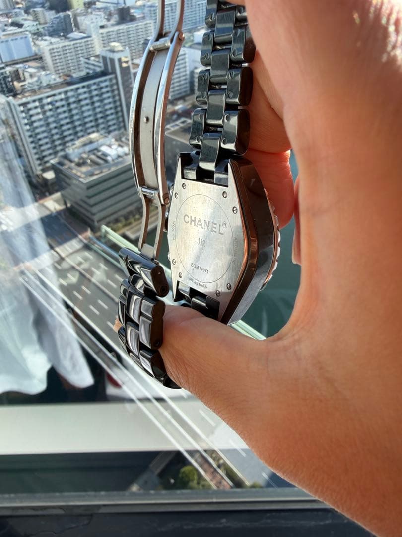 CHANEL J12 クロノグラフ　シャネル　 腕時計 ブラック セラミック