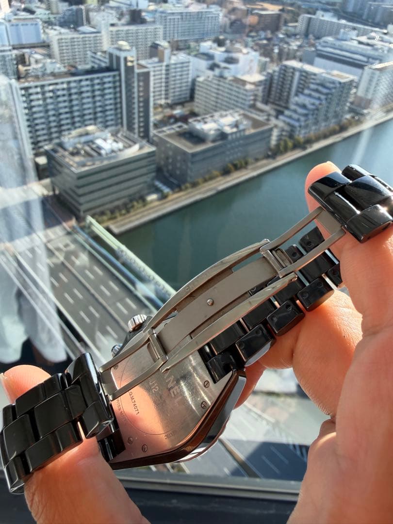 CHANEL J12 クロノグラフ　シャネル　 腕時計 ブラック セラミック