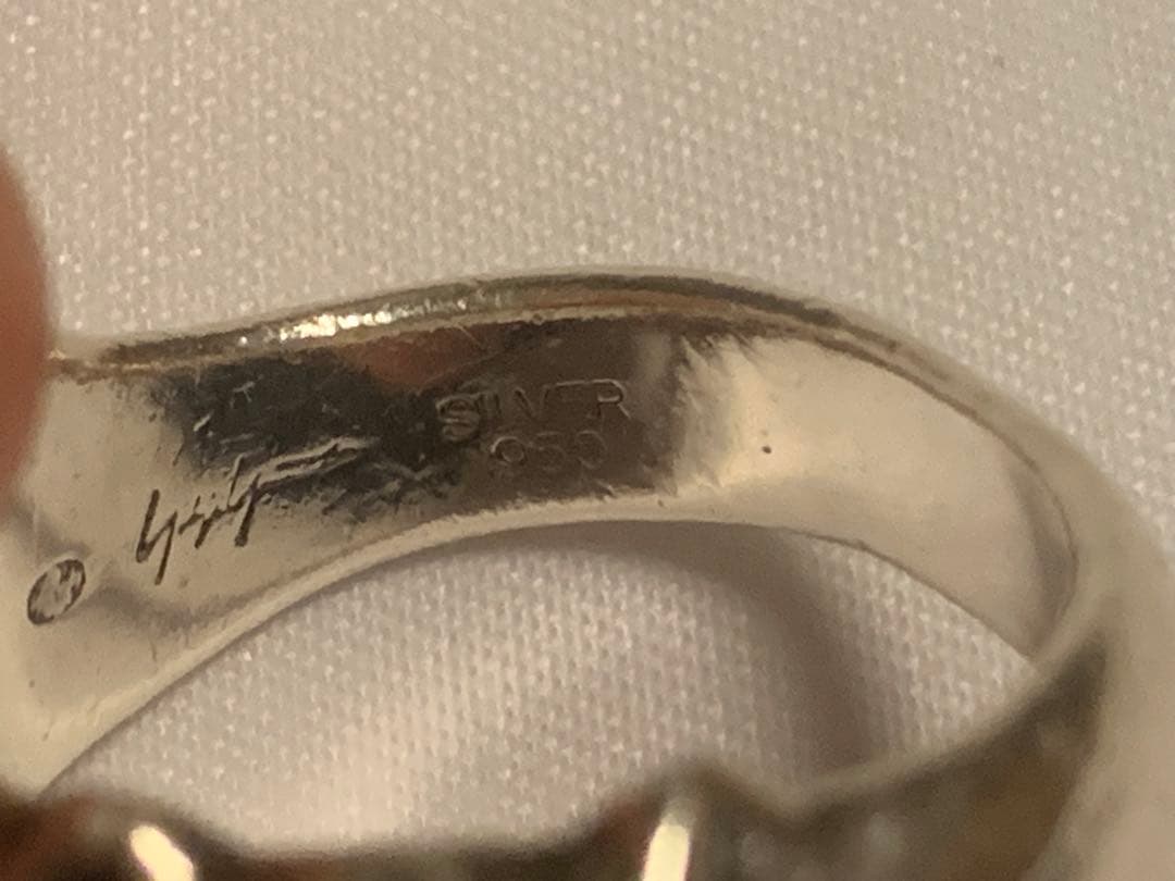 ヨウジヤマモトプールオムシルバーリング　ケルベロス