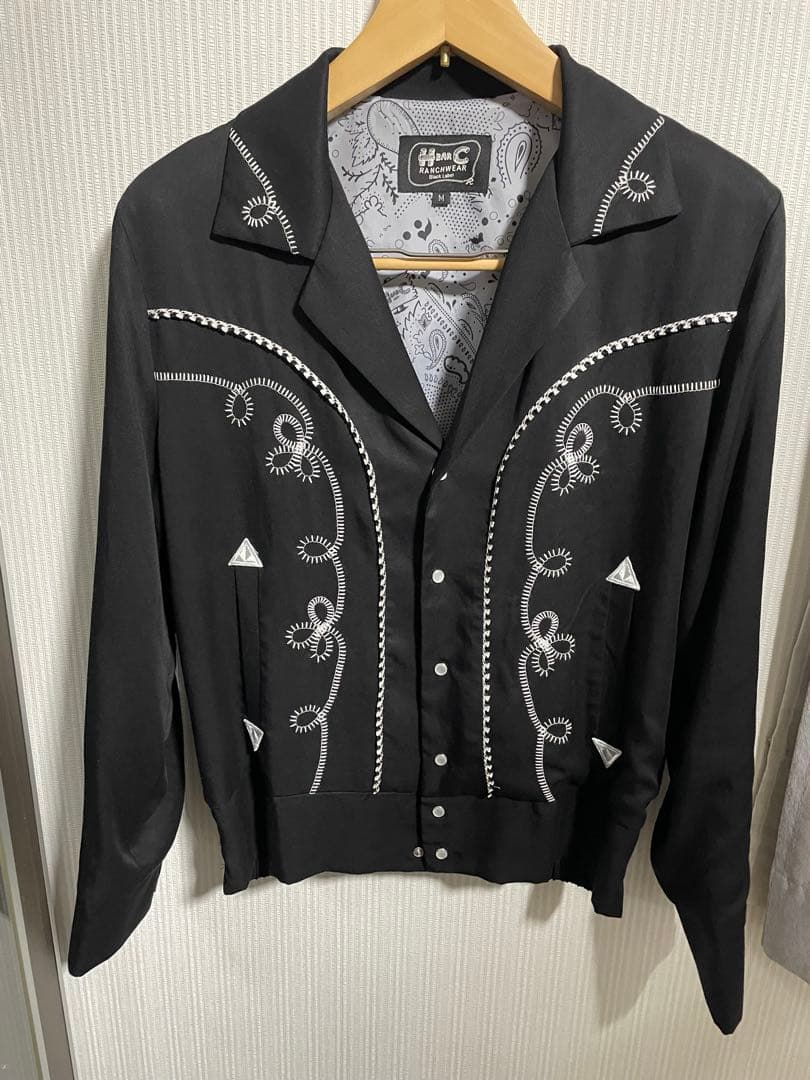 【未使用美品】H bar C ウエスタンジャケット　サイズM