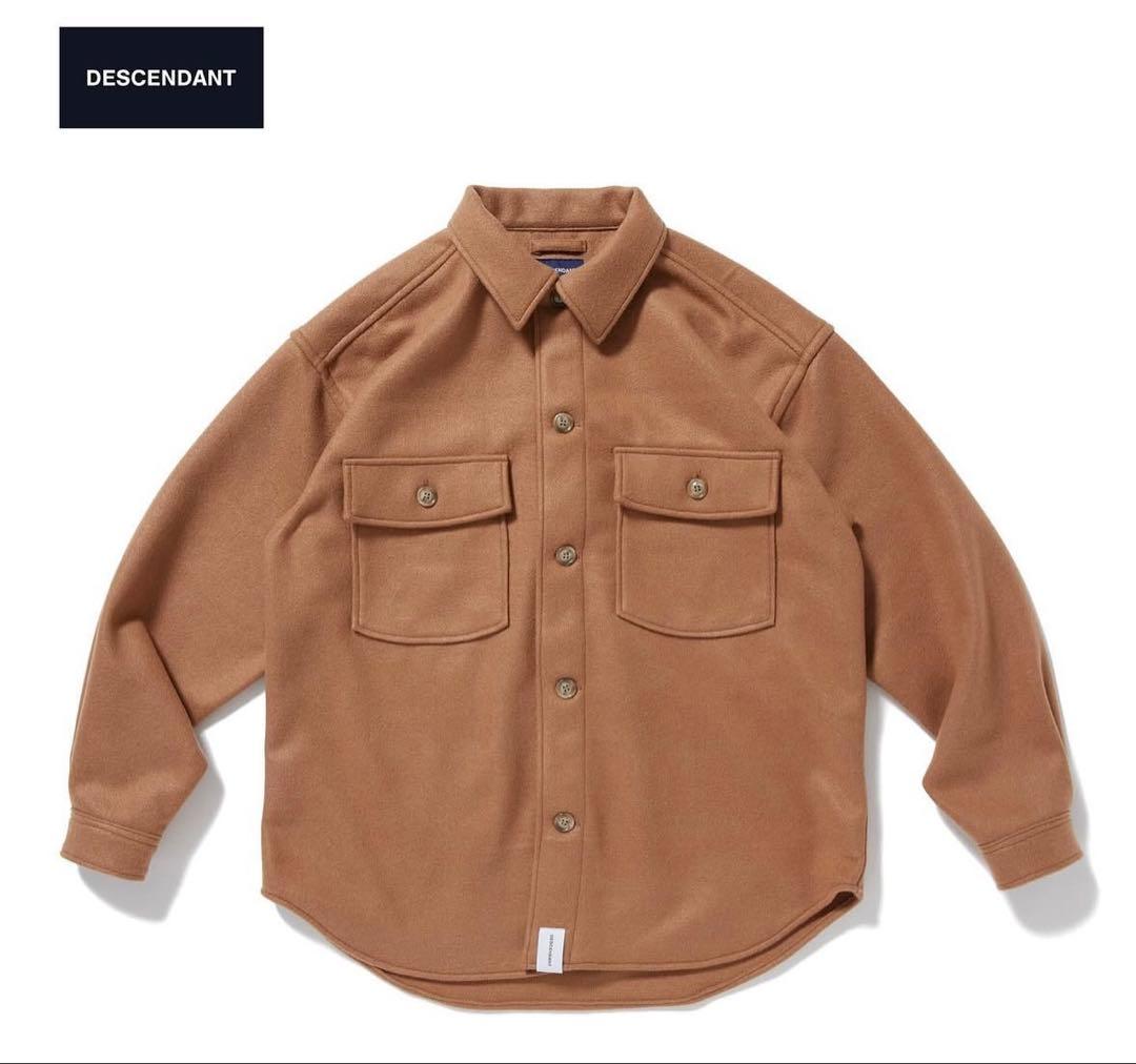 未使用品　ディセンダント CPOC MELTON SHIRT　WTAPS
