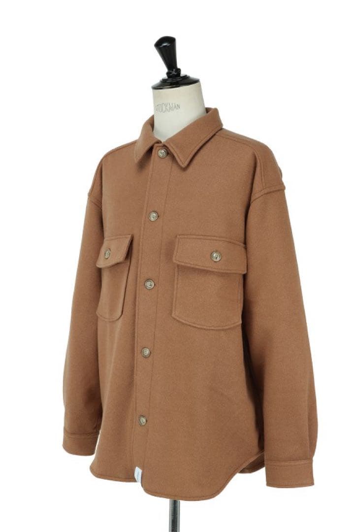 未使用品　ディセンダント CPOC MELTON SHIRT　WTAPS