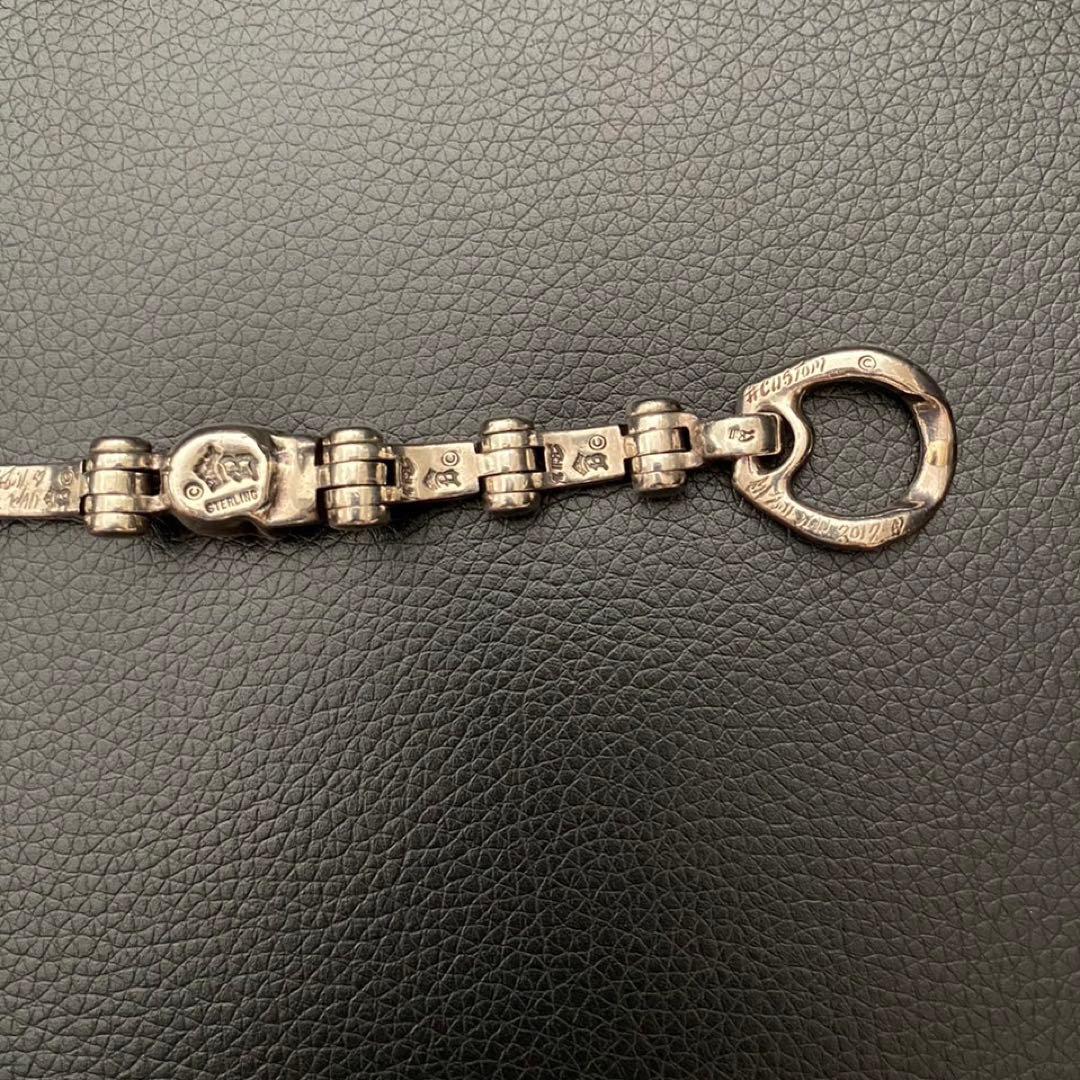 Bill Wall Leather スカル ブレスレット 18Ｋゴールドプレート