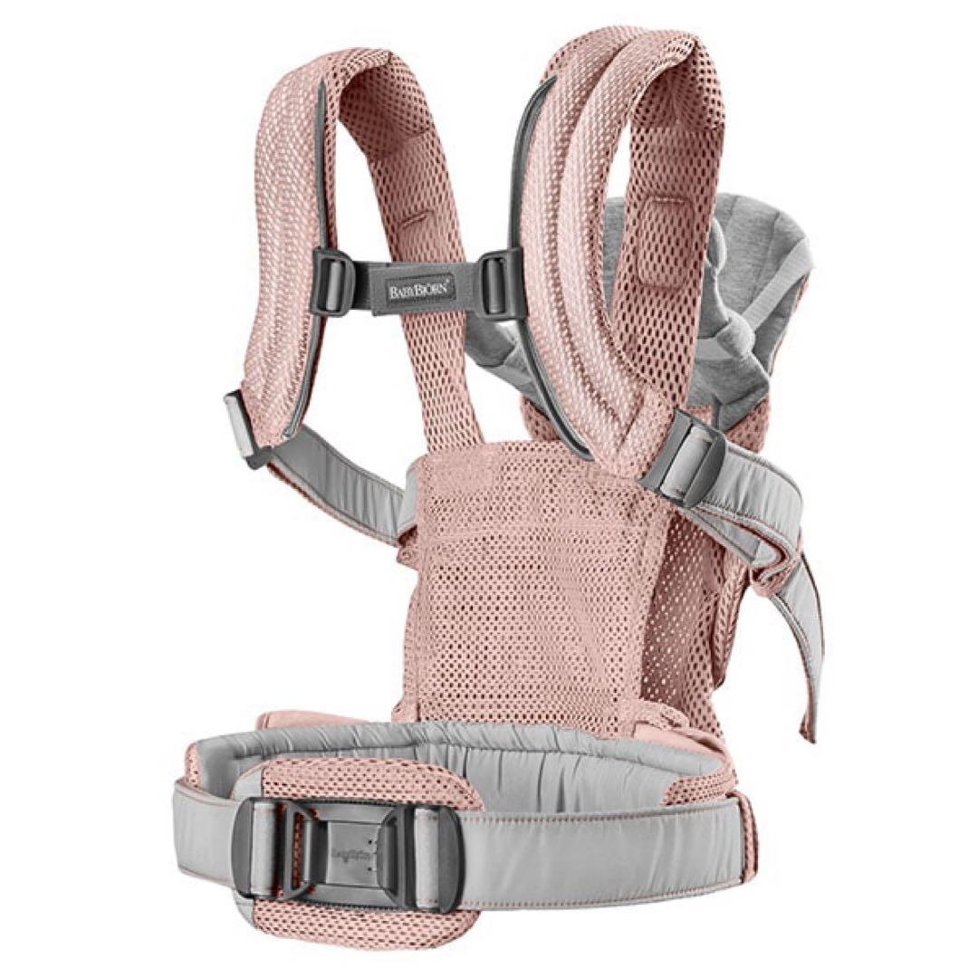 【美品】BabyBjorn ベビービョルン 抱っこ紐 ハーモニー ダスティピンク