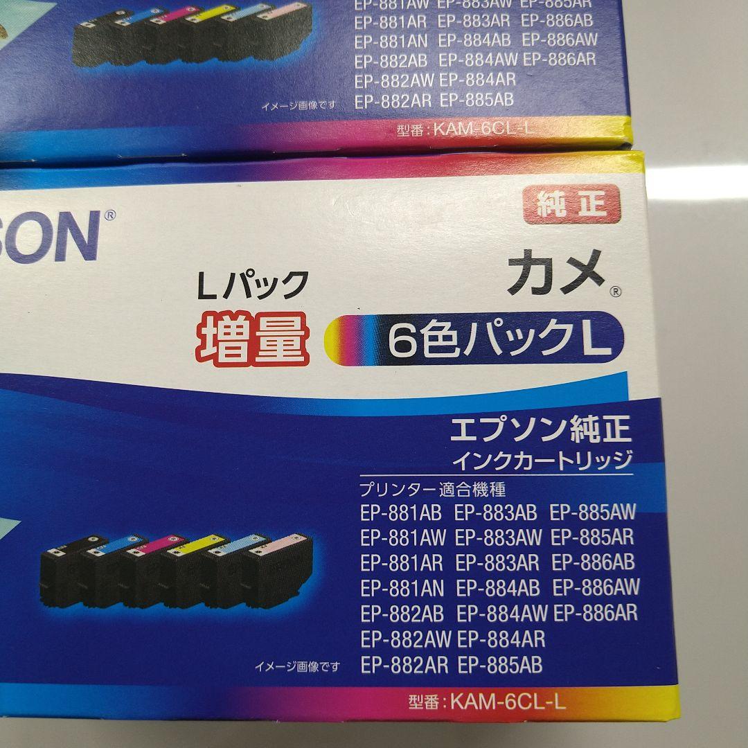 EPSON純正インクカードリッジ6色パック　カメ　増量