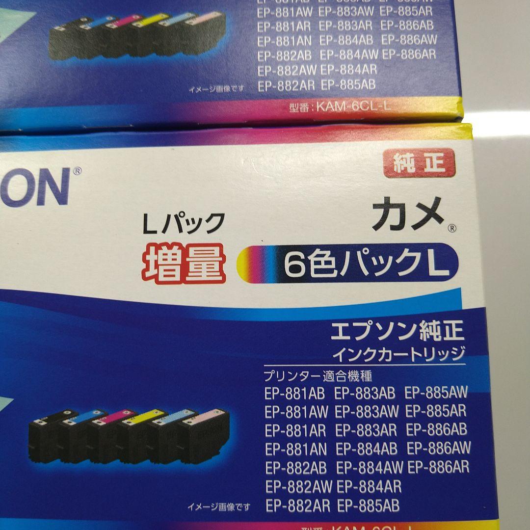 EPSON純正インクカードリッジ6色パック　カメ　増量