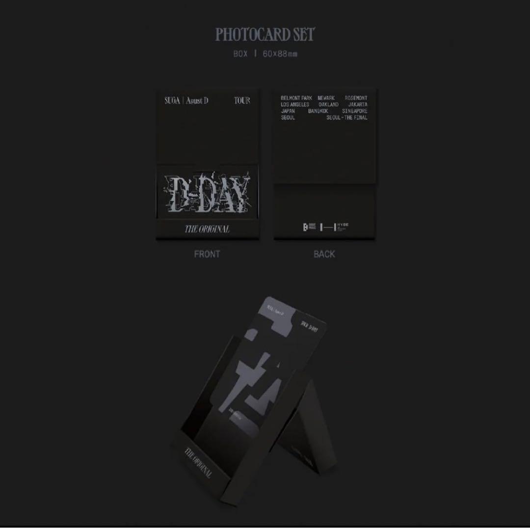 BTS SUGA agust d D-DAY THE ORIGINAL 未開封