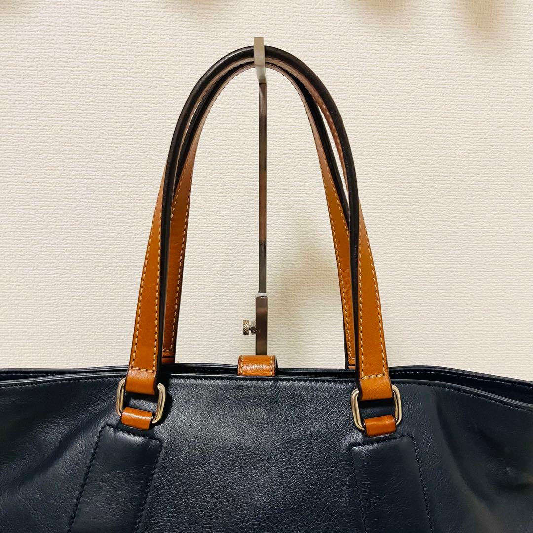 【美品】ダニエルアンドボブ トゥモローランド別注 トートバッグ ネイビー