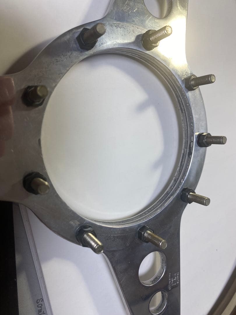 モトリタ　ウッド3本スポークステアリング