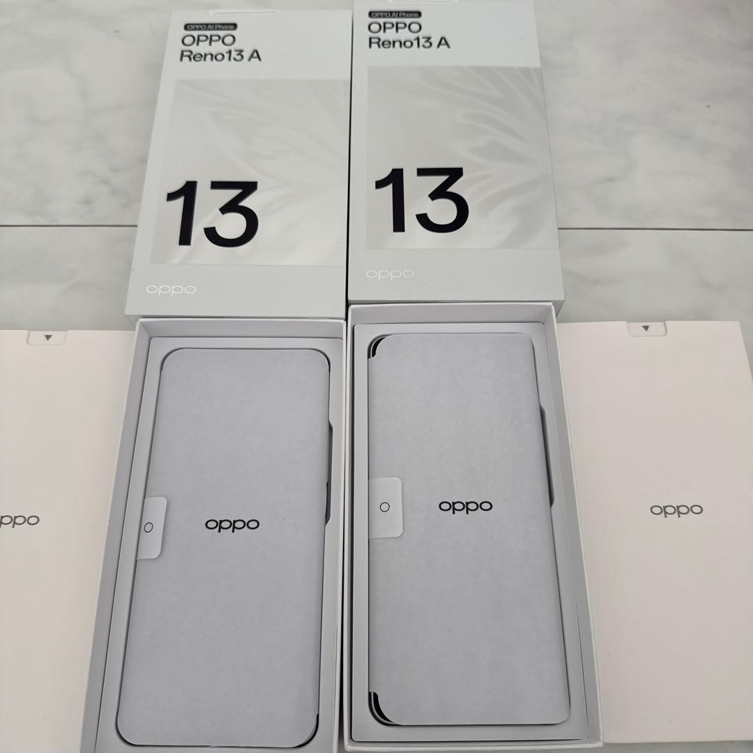 【未使用品】OPPO Reno13A 8GB/128GB アイスブルー2台