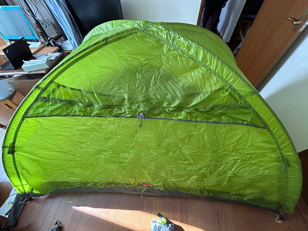 再値下げ　ニーモ　タニ　2P 軽量ドーム型山岳テント グリーン