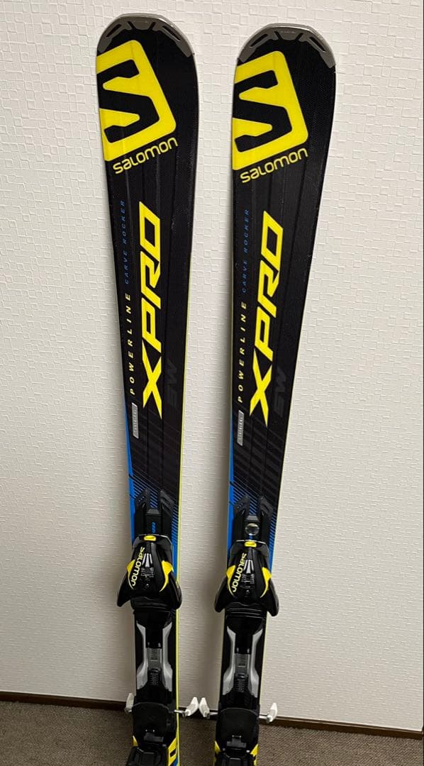 Salomon X-PRO　POWERLINEスキー板、LEKI ストック付き