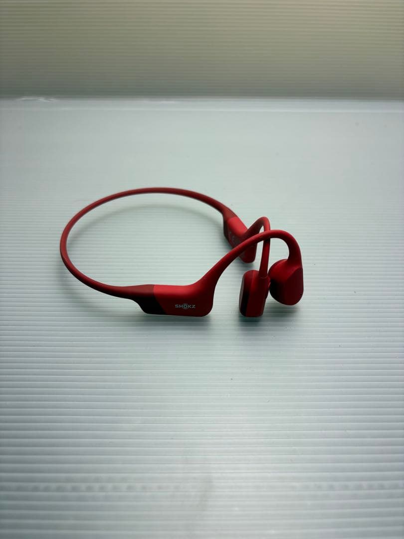 SHOKZ OPENRUN 骨伝導イヤホン レッド