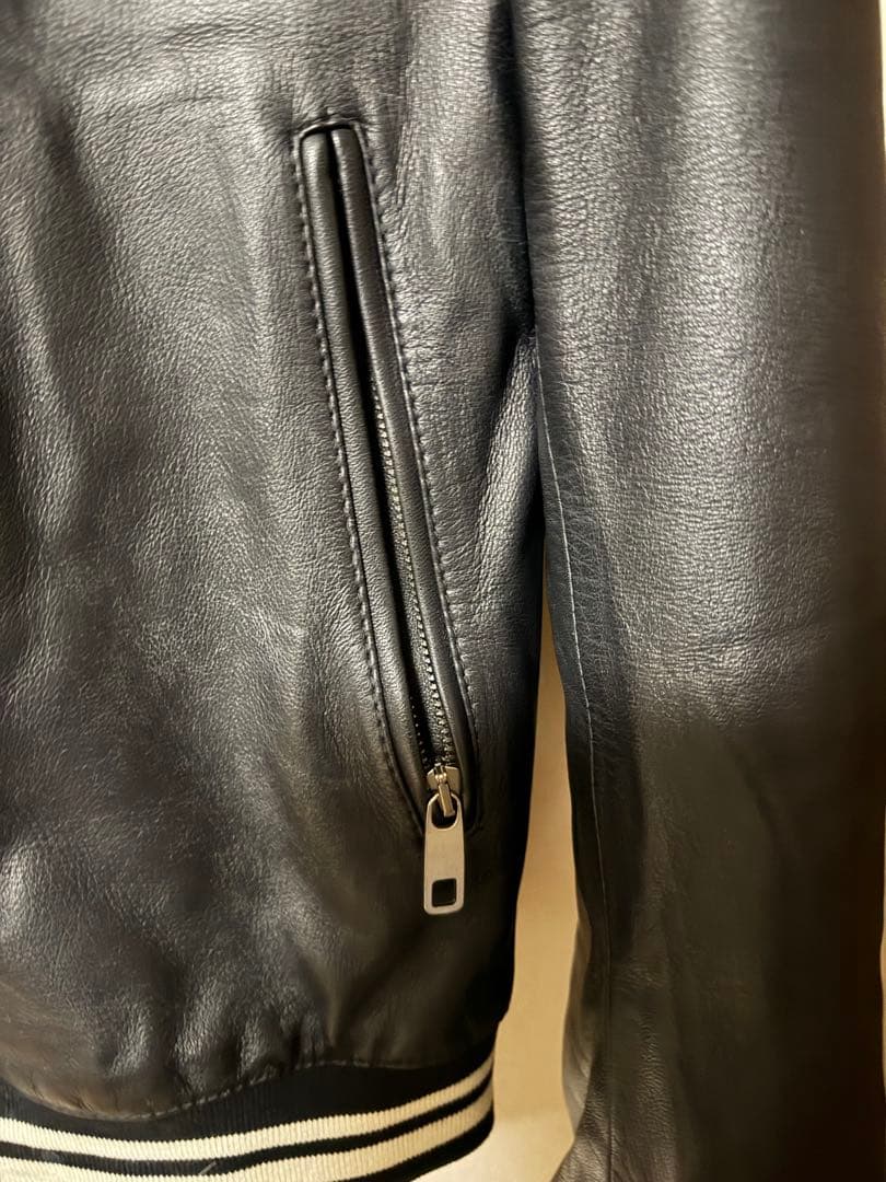 DOLCE&GABBANA ドルチェ&ガッバーナ　ラムレザーパーカー