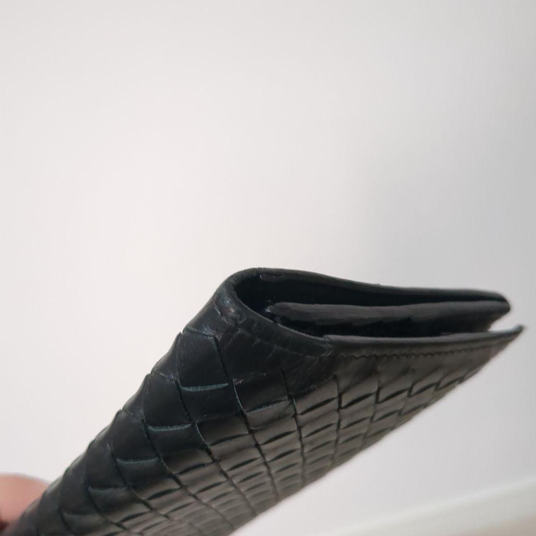 BOTTEG AVENETA ボッテガヴェネタ 長財布 イントレチャートブラック
