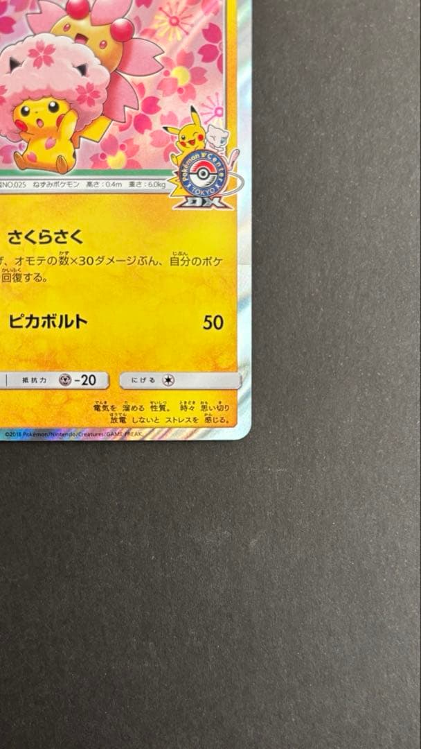 桜アフロのピカチュウ