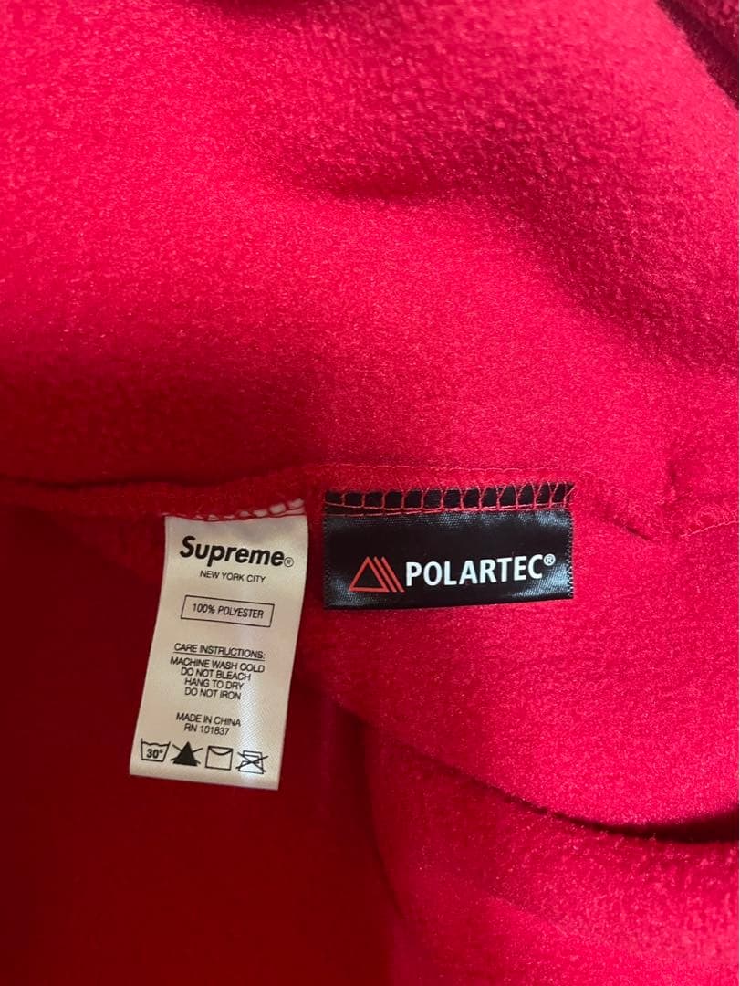 【値下げ】supreme シュプリーム　ポーラテックフリース　19aw 赤