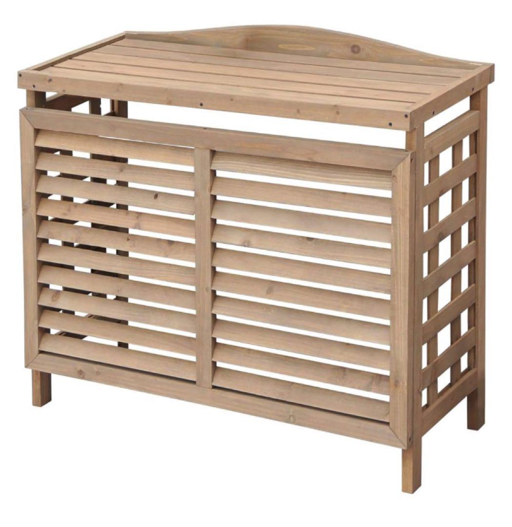 エアコン室外機カバー 幅95×奥行39×高さ87cm エアコンガード